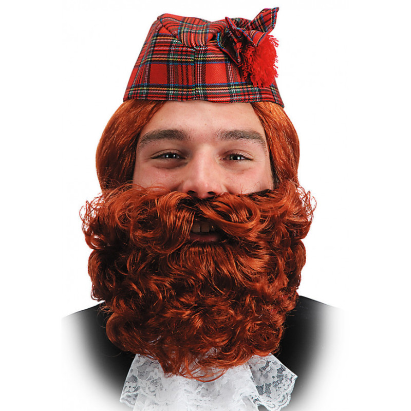 Ryšavý Škót s plnou bradou